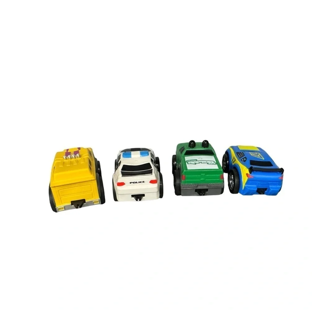 Kids Galaxy Soft Rubber Pull Back & Race Vehicles: 2014